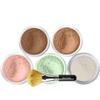 5pc KIT w/FACE BRUSH (COCOA) Mineral Makeup Set Full Size Powder Bare Skin Matte Foundation view 1
