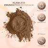 5pc KIT w/FACE BRUSH (EBONY) Mineral Makeup Set Full Size Powder Bare Skin Matte Foundation view 3