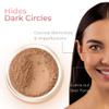 5pc KIT w/FACE BRUSH (EBONY) Mineral Makeup Set Full Size Powder Bare Skin Matte Foundation view 4
