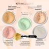 5pc KIT w/FACE BRUSH (BEIGE) Mineral Makeup Set Full Size Powder Bare Skin Matte Foundation view 2