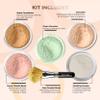5pc KIT w/FACE BRUSH (DEEP TAN) Mineral Makeup Set Full Size Powder Bare Skin Matte Foundation view 2