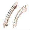 55mm Silver-Finished Barrette Sold per Pack of 10 (2pack Bundle), Save $1 view 1