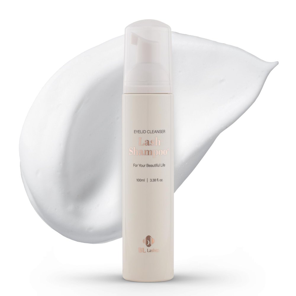 BL Lashes Lash Shampoo for Extensions  Eyelash Cleanser & Eyelid Wash | Oil-Free, Gentle & pH Balanced for Sensitive Eyesm (100ml)