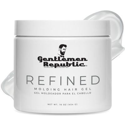 Gentlemen Republic 16oz Refined Hair Gel - 24 Hour High Hold & Shine