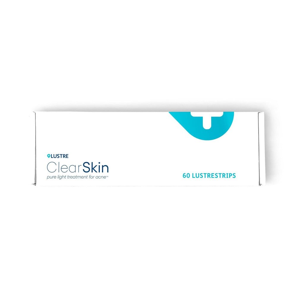 LUSTRESTRIPS - 60 Adhesive & pressure sensitive strips for use with LUSTRE ClearSkin Devices | Skin therapy | Acne, Spots and Blemishes reduction