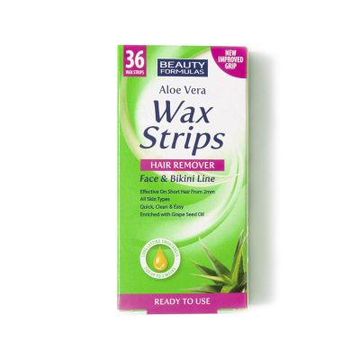 Beauty Formulas Hair Removal Wax Strips - Face & Bikini Line