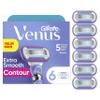 Gillette Venus Deluxe Smooth Swirl Womens Razor Blade Refills, 6 Count, Moisture Ribbon to Protect Against Irritation, Holiday Gifts for Women view 1