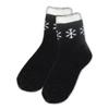 Earth Therapeutics Thermal Double Layer Socks - Black Small/Snowflake - 1 pair view 1