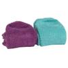 BambooMN Women's Small Fuzzy Soft Aloe Infused Nylon Spa Socks, Assortment 90, 4 Pairs view 2