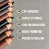 aden Eyebrow Pencil 1.14gr  With Eyebrow Brush  Highly Pigmented & Draws Tiny Brow Hairs  Waterproof & Long Lasting  MADE IN ITALY (Brown) view 4