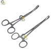 BODY PIERCING:-2 X SPONGE CLAMPS 9.5" STRAIGHT & CURVED G.S INSTRUMENTS view 1