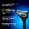 WILKINSON SWORD - Xtreme 3 for Men | Ultimate Comfort with Aloe Vera | 4 x Disposable Razors view 2