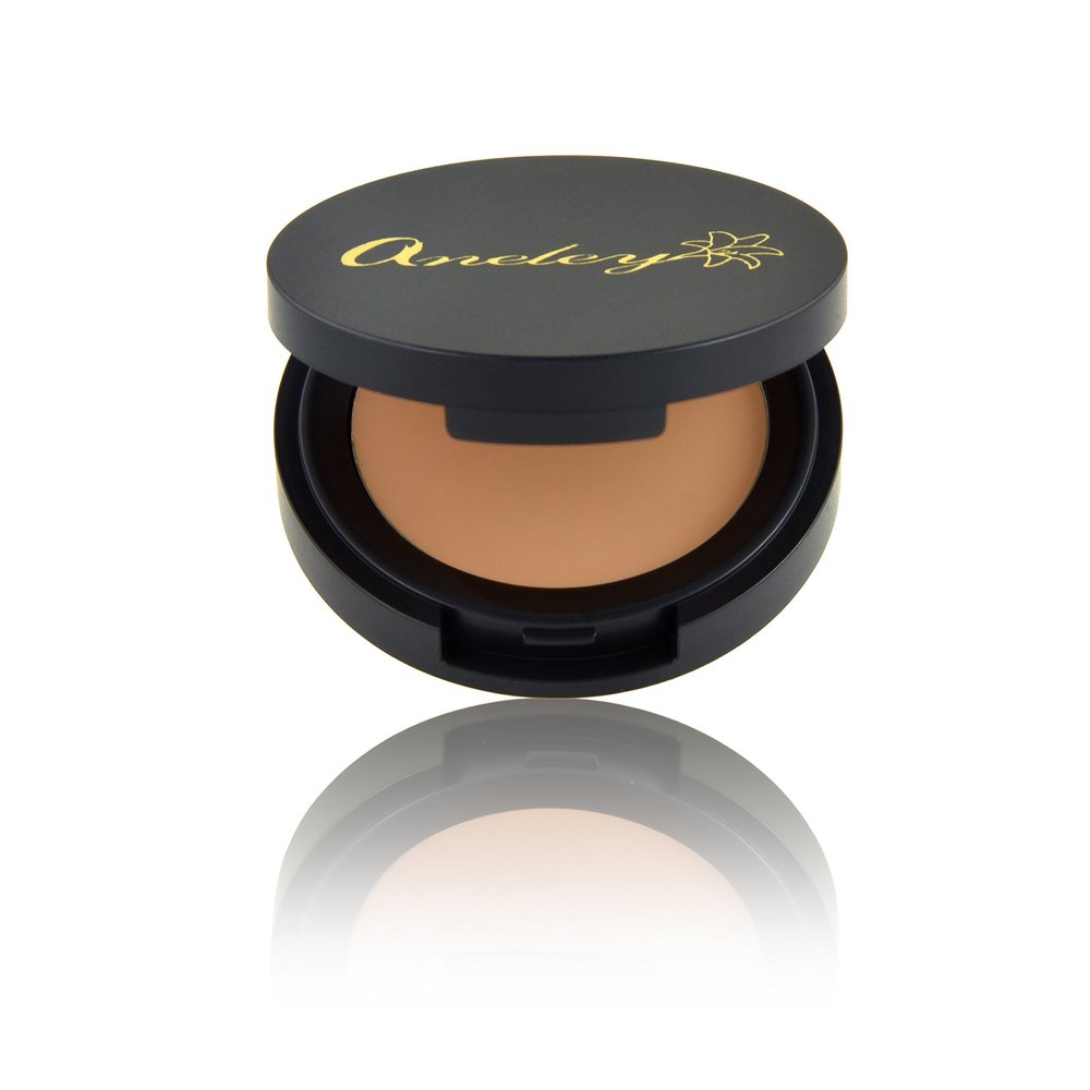 Natural Concealer makeup certified organic ingredients cruelty free vegan gluten free creamy soothing nourishing and hydrating formula for flawless complexion perfect coverage highly(Flawless)