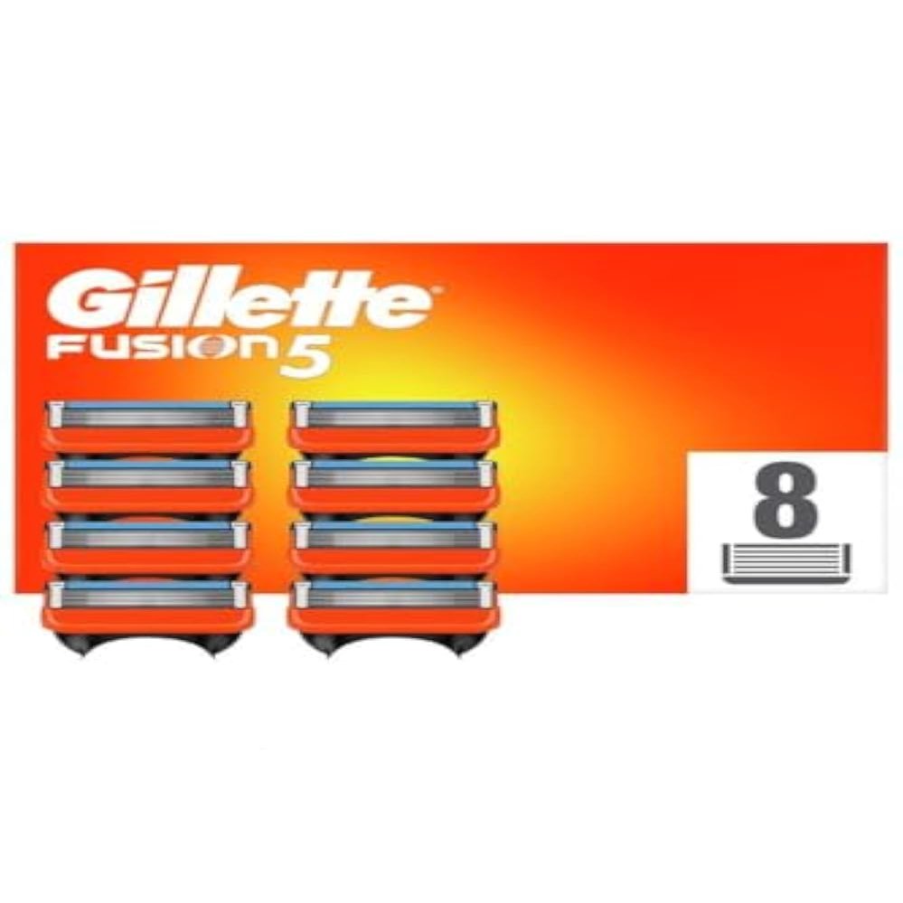 Gillette Fusion Razor Blades, 8 Reffils Old, Packaging May Vary