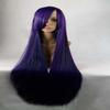 Simpleyourstyle Women Anime Cosplay Wigs 100cm 39.4inch Long Straight Synthetic Full Rose Network Lace Wigs for Women Black Brown Purple Pink Blue Red White Green Blonde Wigs U Pick (Dark Purple) view 1