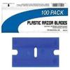 Heavy-Duty Plastic Single-Edge Razor Blades, 100 Pk view 1