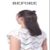 OneDor 24" Straight Full Head Premium Japanese High-Temperature Fiber Heat Resistance Hair Extensions Clip on in Hairpieces 7pcs 140g (Straight 8#-Light Chestnut Brown) view 3