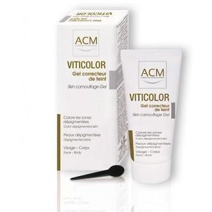 VITICOLOR SKIN CAMOUFLAGE COMPLEXION CORRECTOR GEL hides vitiligineuse skin