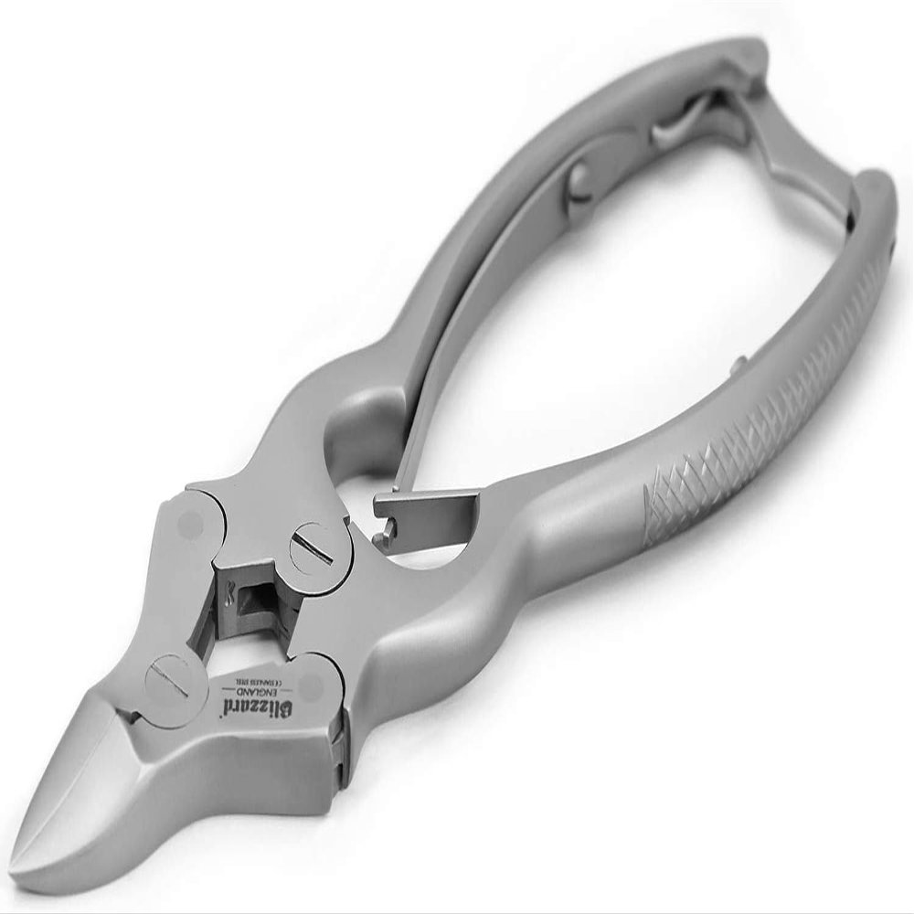 Toenail Clippers by Blizzard  Medical Grade Double Action Toe Nail Nipper Cutter for Thick Nails Seniors  6 inch German Tool Double Spring