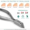 Nail Clippers for Men with Thick or Ingrown Toenails  Blizzard Podiatrist Toenail Clipper Set German Forged  5.5 inch Heavy Duty Nail Cutter  Moon Head Smooth Handles - Hospital Grade view 3