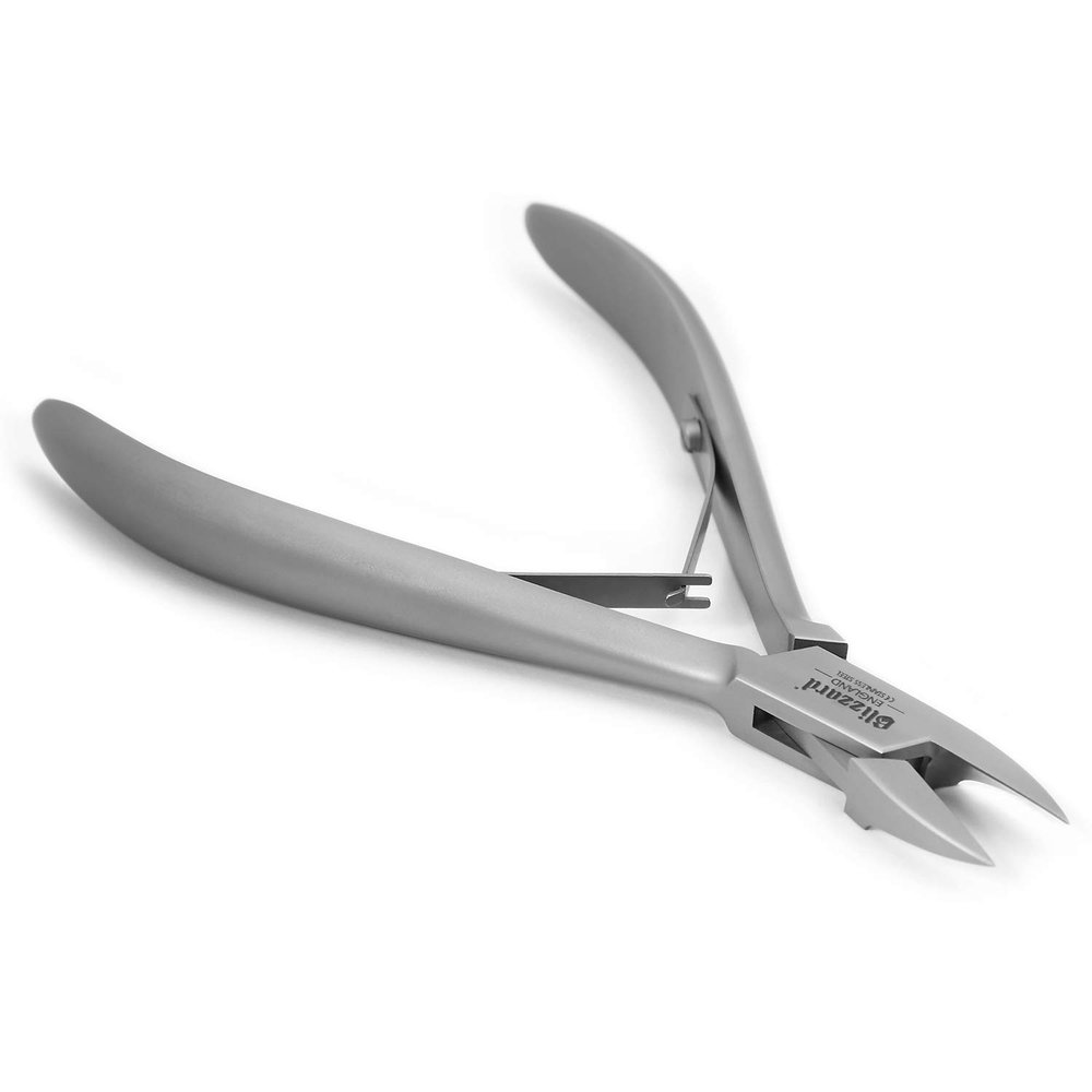 Ingrown Nail Clippers for Men with Ingrown Toenails  Blizzard Podiatrist Toenail Clipper Set German Forged (13cm - Straight Head - Smooth)