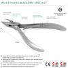 Ingrown Nail Clippers for Men with Ingrown Toenails  Blizzard Podiatrist Toenail Clipper Set German Forged (13cm - Straight Head - Smooth) view 3