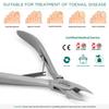 Ingrown Nail Clippers for Men with Ingrown Toenails  Blizzard Podiatrist Toenail Clipper Set German Forged (13cm - Straight Head - Smooth) view 4