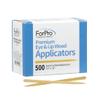 ForPro Professional Collection Premium Eye & Lip Wood Applicators, Non-Sterile, for Hair Removal Wax Application and DIY Projects, 3.5 L x .25 W, 500-Count view 1