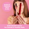 Bona Fide Beauty Czech Glass Nail File for Natural Nails (Black Red), 1Pc Crystal Nail Filer with Case Made in The EU view 2