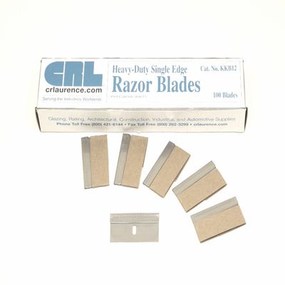 CRL .012 Heavy Duty Single Edge Razor Blades 500 Count