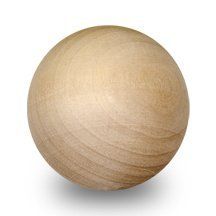 2-1/2 inch Wooden Balls-Bag of 10