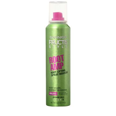 Garnier Fructis Style Root Amp Lifting Spray Mousse, Extreme Hold, 5.0 Oz, 1 Count (Packaging May Vary)