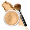 FOUNDATION with FLAWLESS FACE BRUSH Mineral Makeup (BEIGE) Matte Natural Loose Powder Bare Skin Cosmetics Full Coverage Long Lasting All Skin Types SPF 18 view 1