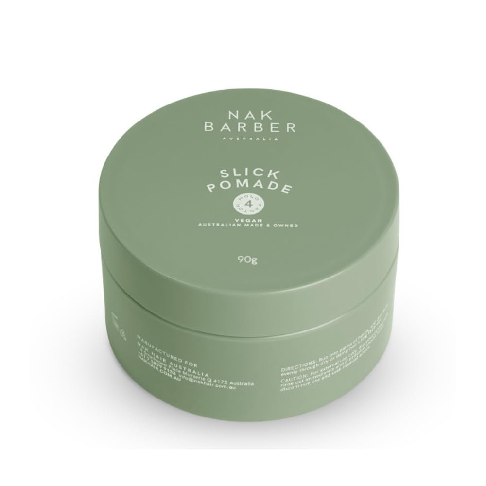 NAK Barber Slick Pomade 90g - Anti-Frizz Clay for Men Hair