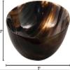 Parker Genuine Ox Horn Palm Lathering Shave Bowl  Handcrafted Natural Horn Bowl for Wet Shaving & Shave Soap Lather Mixing view 3