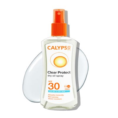 Calypso Wet Skin Dry Oil Spray with SPF30, 200 ml
