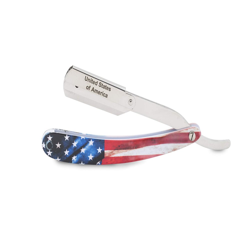MD American Flag Swing Lock Razor