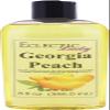 Georgia Peach Bath Oil, Scented Body Oil, Relaxing Bathing Oil, 8 oz view 1