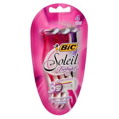 Bic Soleil Twilight Triple Blade Disposable Shavers For Women, 4 each (Pack of 2)