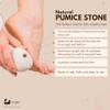 Eco Bath Natural Pumice Volcanic Stone (Smooth with Rope) Grey view 2