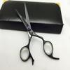 5.5" Professional Barber Razor Edge Titanium Coated Hair Cutting Shears Scissors Set+case view 1