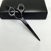 5.5" Professional Barber Razor Edge Titanium Coated Hair Cutting Shears Scissors Set+case view 3