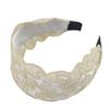 1.7" Wide Fashion Design Lady Lace Hair Hoop Headband Hair Accessory view 2