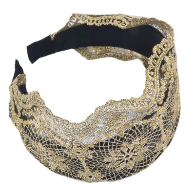 1.7" Wide Fashion Design Lady Lace Hair Hoop Headband Hair Accessory