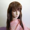 100% Human Hair/100% Hand Tiled Brown Women's Straight Long Wig Rainier Crest view 2