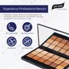 Graftobian HD Glamour Creme Foundation Warm Super Palette - 18 High Definition Warm Undertone Cream Shades view 3