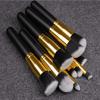 10 PCS classic multifunction Makeup brush set eye shadow brush Blusher brush - Gold view 2