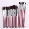10 PCS classic multifunction Makeup brush set eye shadow brush Blusher brush - Pink view 1