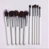 10 PCS classic multifunction Makeup brush set eye shadow brush Blusher brush - White view 1