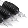 Freeflow Disposable Tattoo Tube with 1" Grip 5 Diamond Tip 5DT Clear Tube Tip Sterilized Lot Number view 3